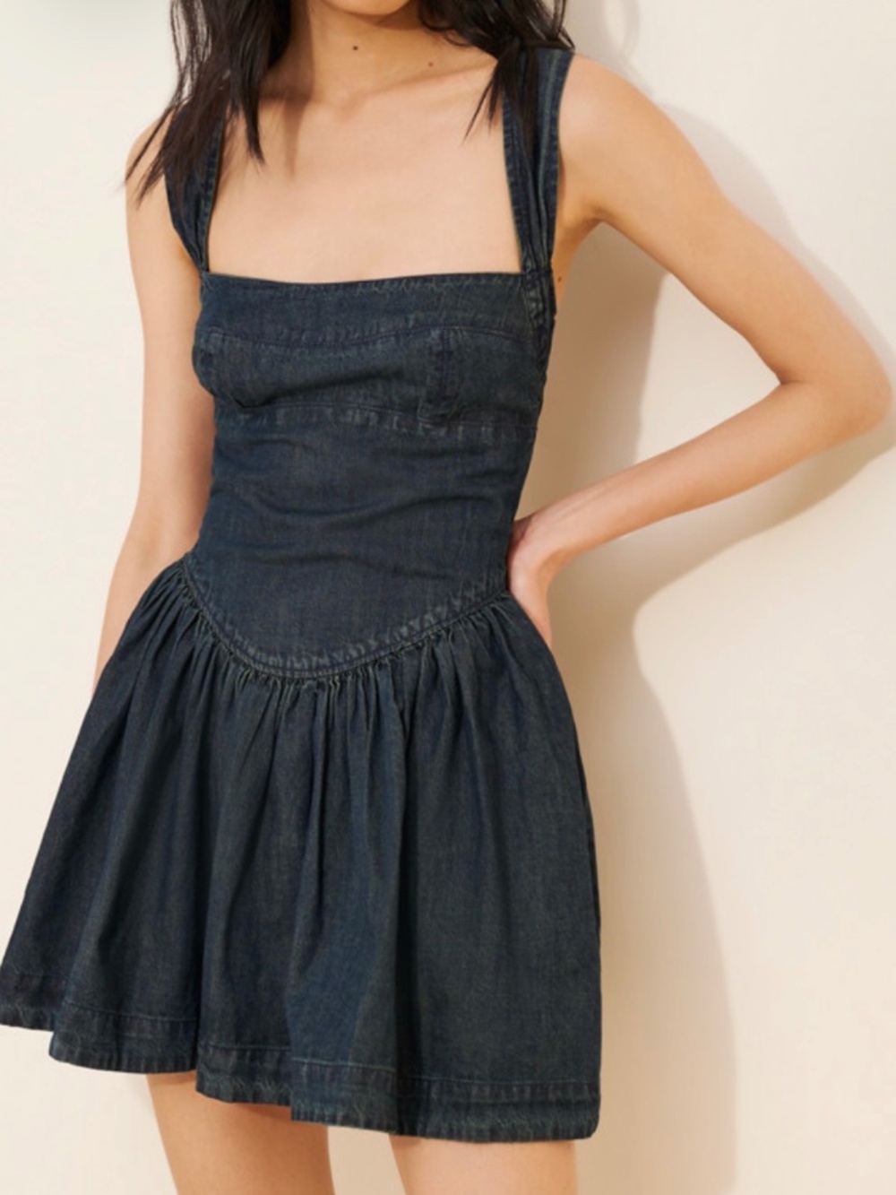 Free People Laurel Denim Mini Dress